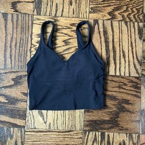 Black lululemon crop top